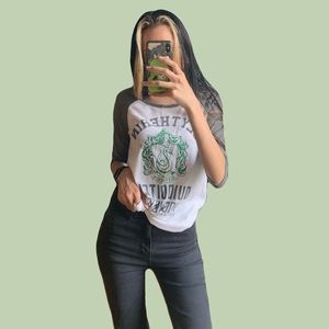 Slytherin quidditch jersey tee